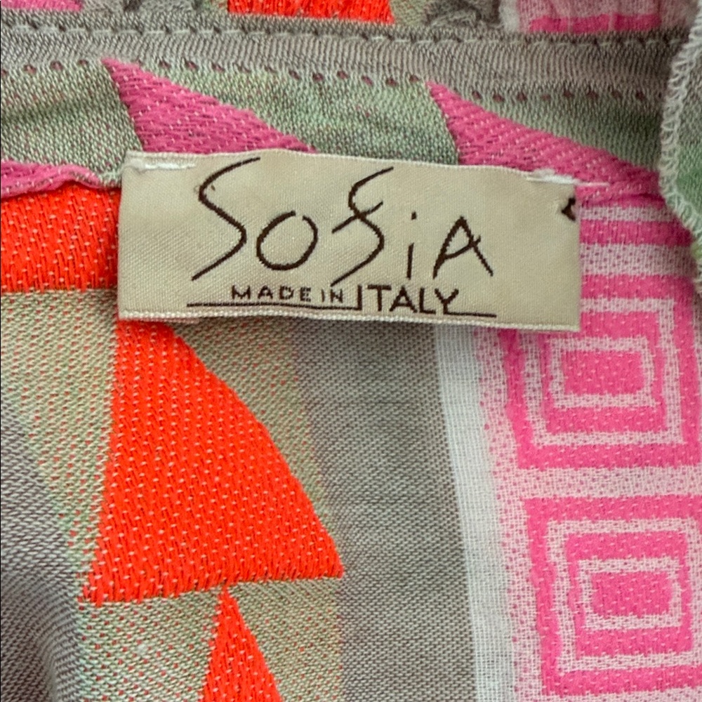Sofia Colorful Geometric Patterned Dress - Picture 6 of 6